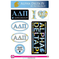 Alpha Delta Pi Lifestyle Sticker Sheet