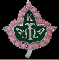 Alpha Kappa Alpha Pink Pearl Lapel Pin
