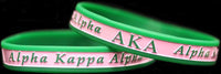 Alpha Kappa Alpha Silicone Bracelet