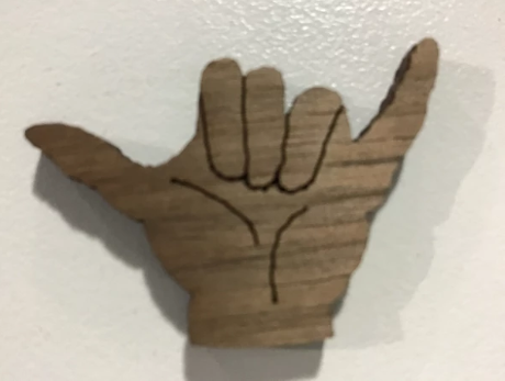 Alpha Hand Sign Mini Symbol