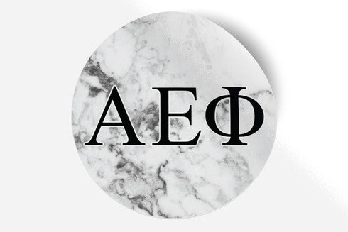 Alpha Epsilon Phi Marble Bumper Sticker  - Discontinued