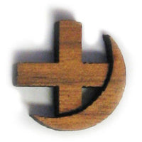 Cross & Crescent Moon Mini Symbol