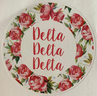Delta Delta Delta Vinyl Decal