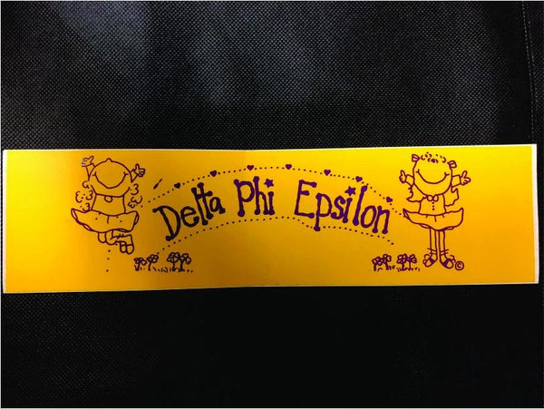 Delta Phi Epsilon Bumper Sticker - Discontinued