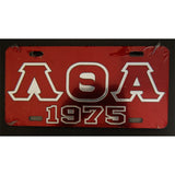 Lambda Theta Alpha License Plate