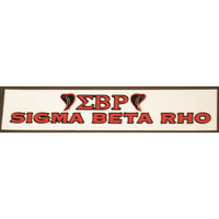 Sigma Beta Rho Bumper Sticker Decal - Discontinued