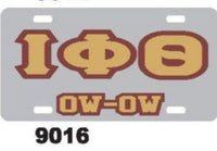 Iota Phi Theta OW-OW License Plate