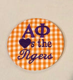 Alpha Phi Clemson University Game Day Button