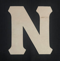 10" Letter - N/ Nu