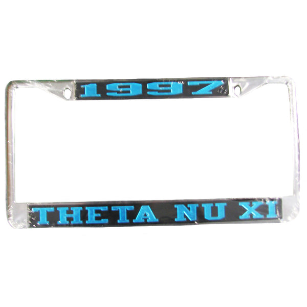 Theta Nu Xi 1997 License Frame
