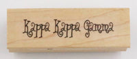 Kappa Kappa Gamma Rubber Stamp