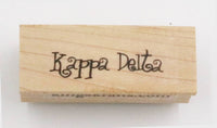 Kappa Delta Rubber Stamp