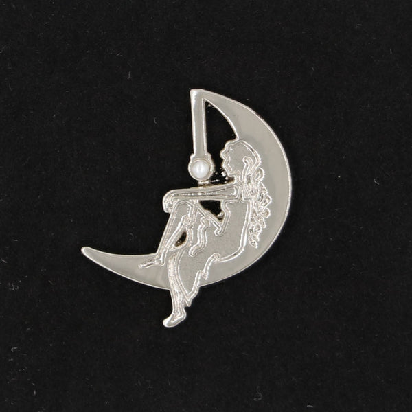 Lambda Theta Alpha Lady on the Moon Silver Pin