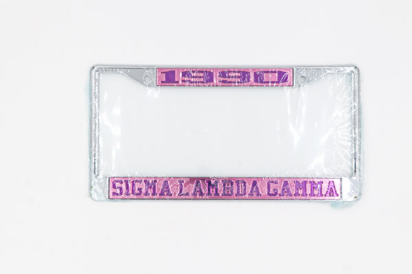 Sigma Lambda Gamma 1990 License Frame