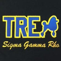 Sigma Gamma Rho Word Gold Long Sleeve Tee