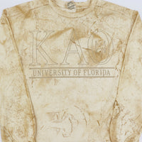 Kappa Alpha Theta Embroidered Color Blast Crewneck Sweatshirt