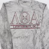 Lambda Theta Alpha Embroidered Color Blast Crewneck Sweatshirt