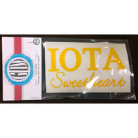Iota Sweetheart Decals - Discontinued