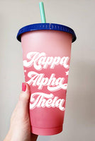 Kappa Alpha Theta Color Changing Cups