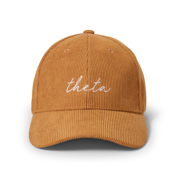 Kappa Alpha Theta Embroidered Corduroy Hat