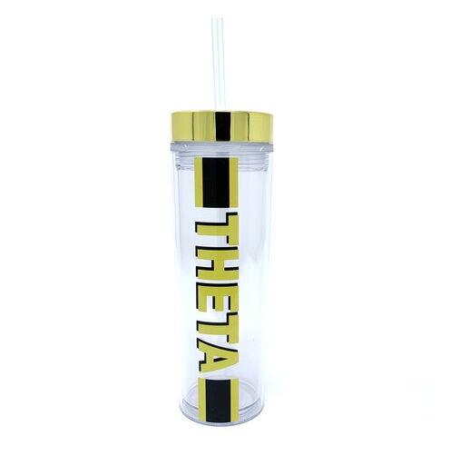 Kappa Alpha Theta Striped Water Bottle