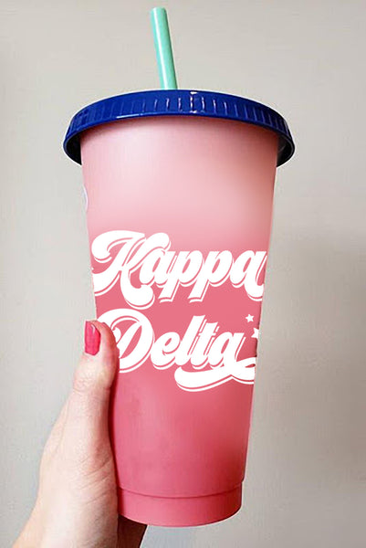 Kappa Delta Color Changing Cups