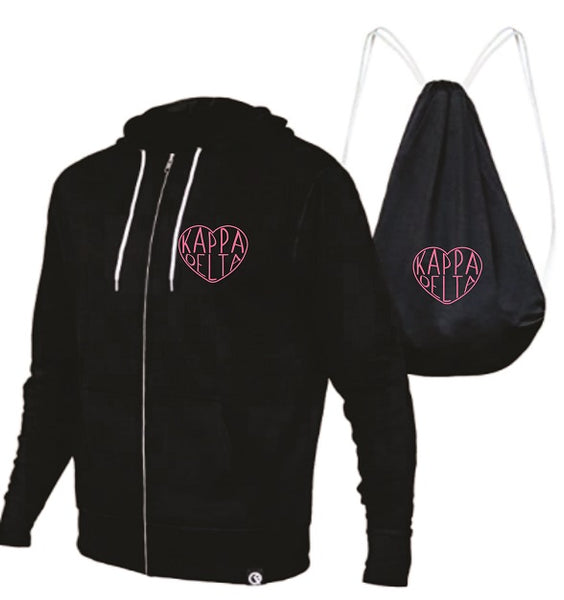 Kappa Delta Quikflip 2-in-1 Full-Zip Hero Hoodie Lite