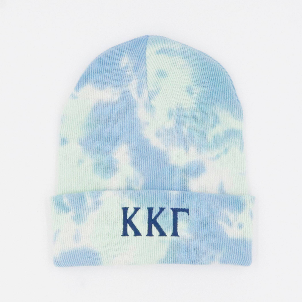 Kappa Kappa Gamma Tie Dyed Knit Beanie