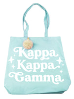 Kappa Kappa Gamma Pom Pom Tote Bag