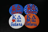 Kappa Delta "Hearts the Gators" Game Day Embroidered Button
