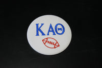 Kappa Alpha Theta Football Embroidered Button