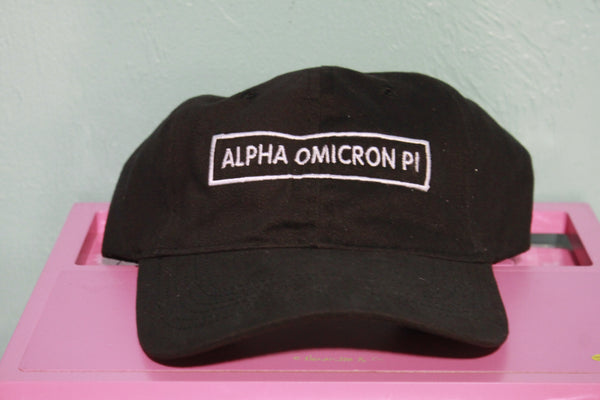 Alpha Omicron Pi Rectangle Hat