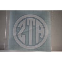 Zeta Tau Alpha Vinyl Decal