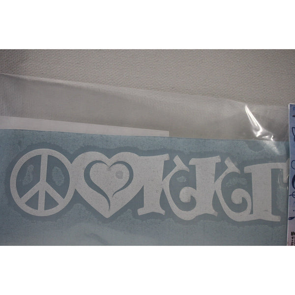 Kappa Kappa Gamma Peace Love Decal - Discontinued