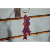 Sigma Lambda Gamma Greek Letter Acrylic Keychain