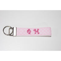 Phi Mu FOB Keychain