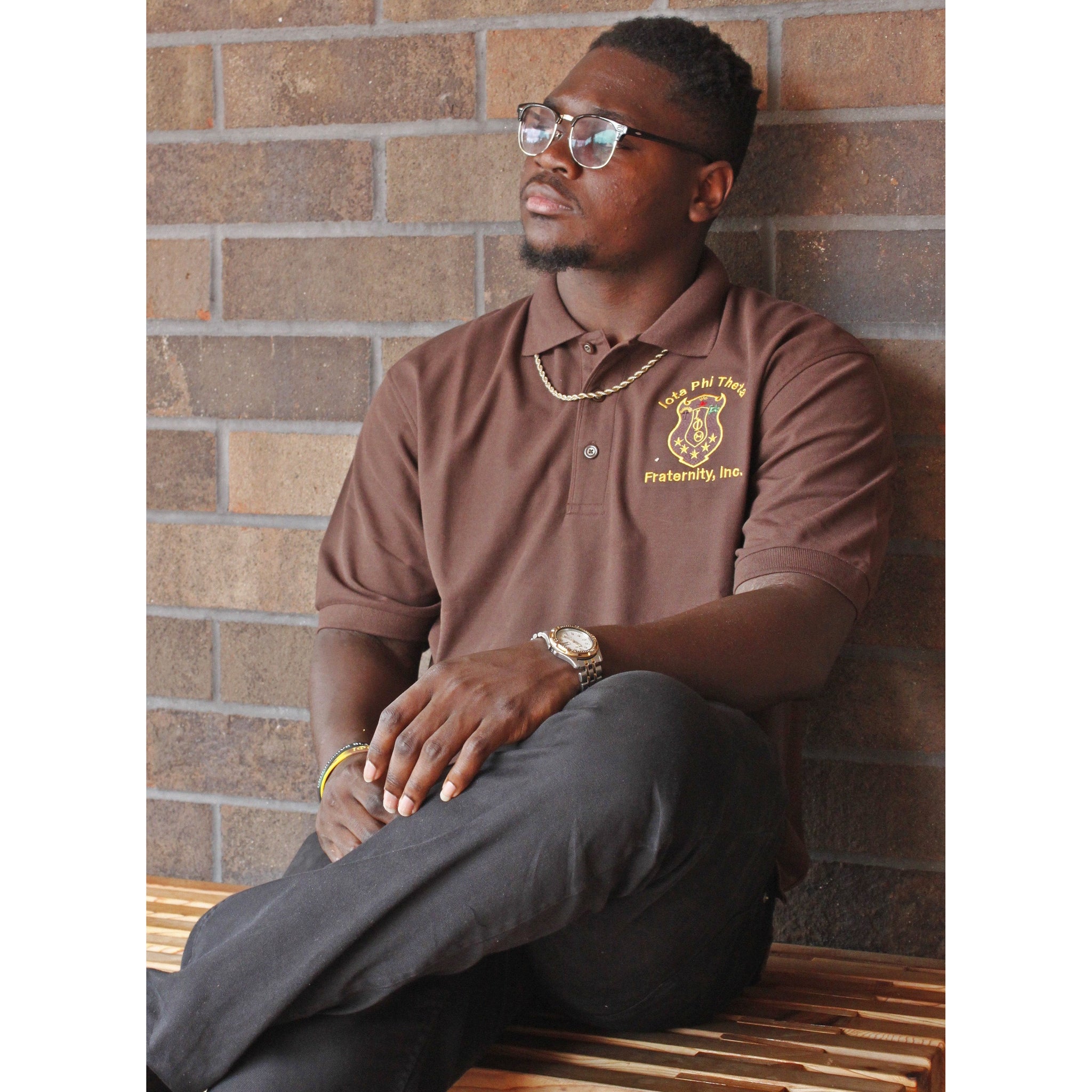DESCENDANT/CETUS POLO JERSEY (brown)サイズ3 送料無料】DESCENDANT/CETUS POLO JERSEY (brown)サイズ3 | トップス