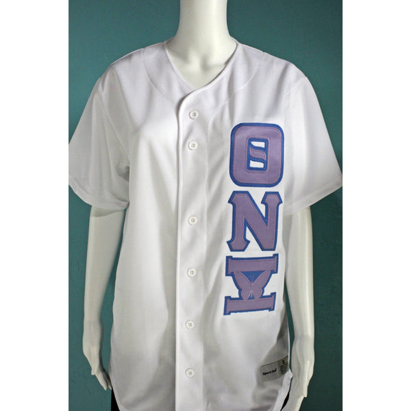 Theta Nu Xi Baseball Jersey W/Butterfly Xi