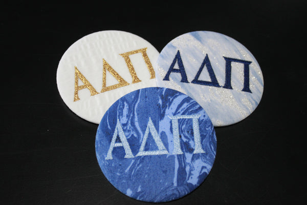 Alpha Delta Pi Game Day Embroidered Button