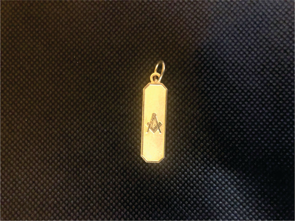 Masons Plate Necklace Charm