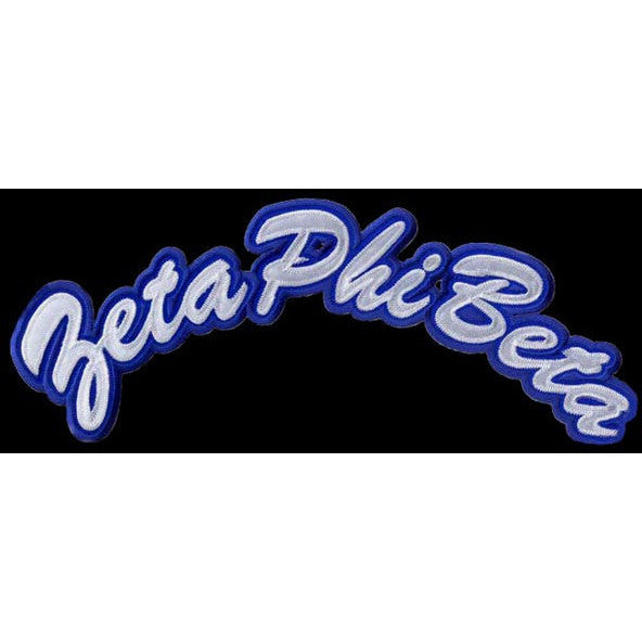 Zeta Phi Beta Large Tackle Twill Rocker Patch 2