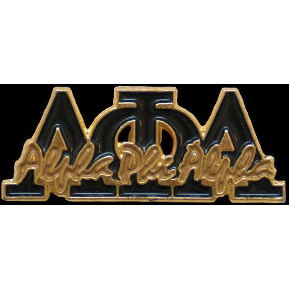 Alpha Phi Alpha Greek Signature Lapel Pin
