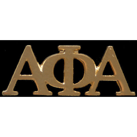 Alpha Phi Alpha Gold Greek Letter Lapel Pin