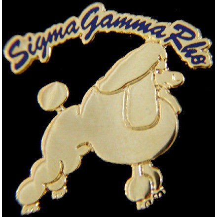 Sigma Gamma Rho Rocker Mascot Pin
