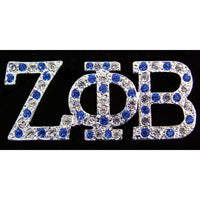 Zeta Phi Beta Austrian Crystal Pin 6
