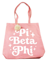 Pi Beta Phi Pom Pom Tote Bag