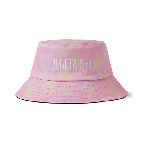 Pi Beta Phi Tie Dye Pastel Bucket Hat