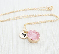 Phi Mu Druzy Necklace