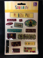 Pi Beta Phi Discontinued Sticker Set