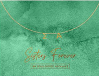 Sigma Alpha Name Necklace
